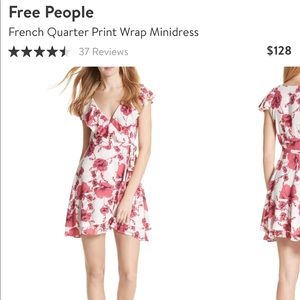 Free People French Quarter Print Wrap Dress